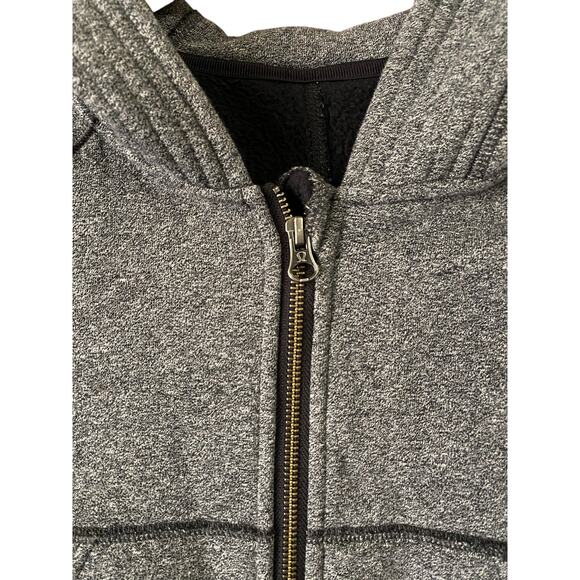 Lululemon Long & Short Of It Jacket US 4 Heathered Gray Black Coat Sweatshirt - Picture 10 of 16